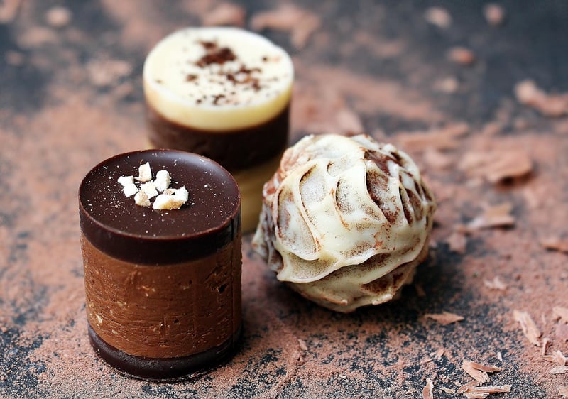 Profiteroles with chocolate sauce